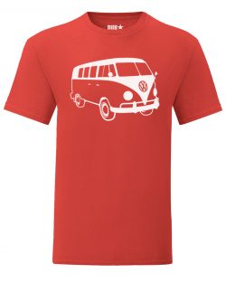 vw t1 tee - red